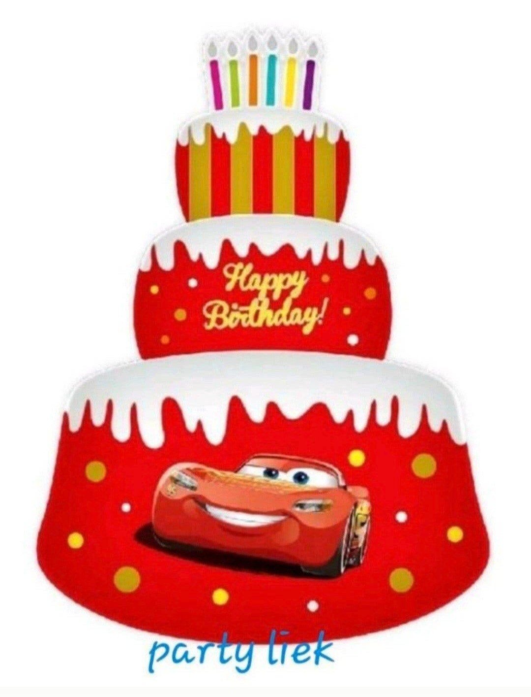 Cars ballonnen set nr C41, Ophalen of Verzenden, Nieuw, Versiering, Verjaardag