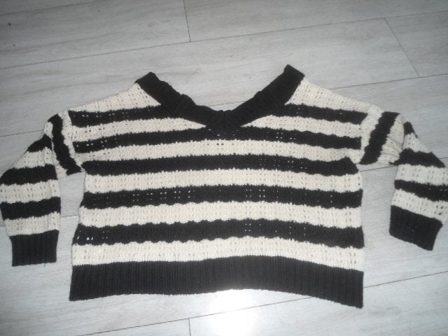 Shein; Oversized trui; maat L, Zwart, Maat 42/44 (L), Ophalen of Verzenden, Zo goed als nieuw