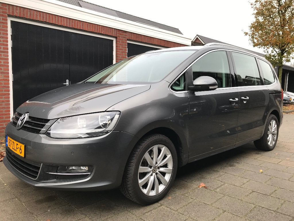 Volkswagen Sharan 1.4 TSI Highline 7p. Airco ‘13, Auto's, Volkswagen, Voorwielaandrijving, 1800 kg, Zwart, 4 cilinders