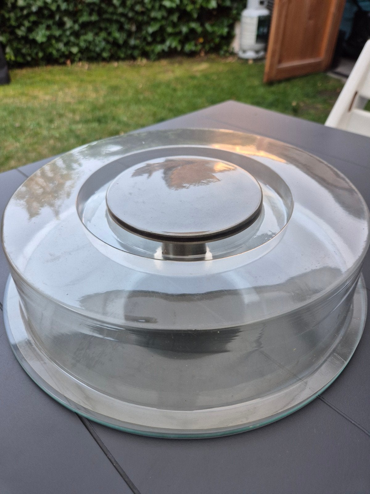 ProChef Taartplateau met Glazen Stolp Ø30cm, Ophalen, Overige merken, Glas, Overige typen