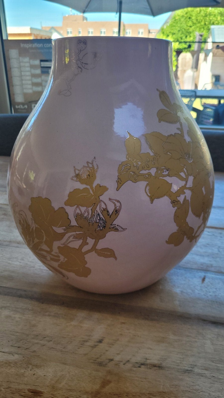 IKEA PS JONSBERG vaas groot, 35 cm, Ophalen of Verzenden, Zo goed als nieuw, Roze