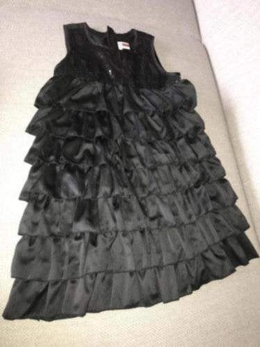 Name-it jurkje jurk 110 zwart zwarte feestjurk kerstjurk, Kinderen en Baby's, Verzenden, Gebruikt, Meisje, Jurk of Rok