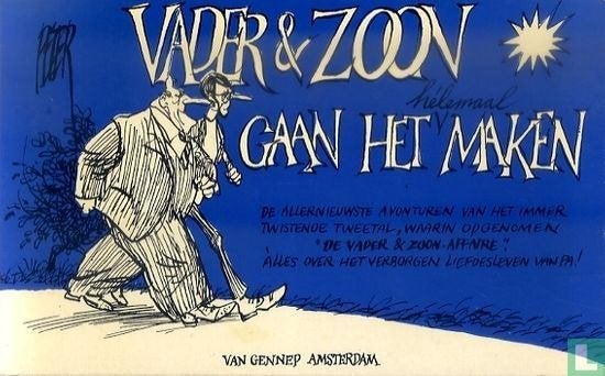 Vader & Zoon gaan het helemaal maken Peter van Straaten 1976, Eén stripboek, Ophalen of Verzenden, Gelezen