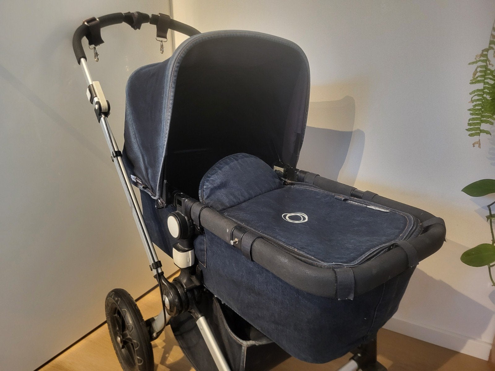 Bugaboo Cameleon 007 denim kinderwagen met accessoires, Ophalen, Gebruikt, Luchtbanden, Bugaboo