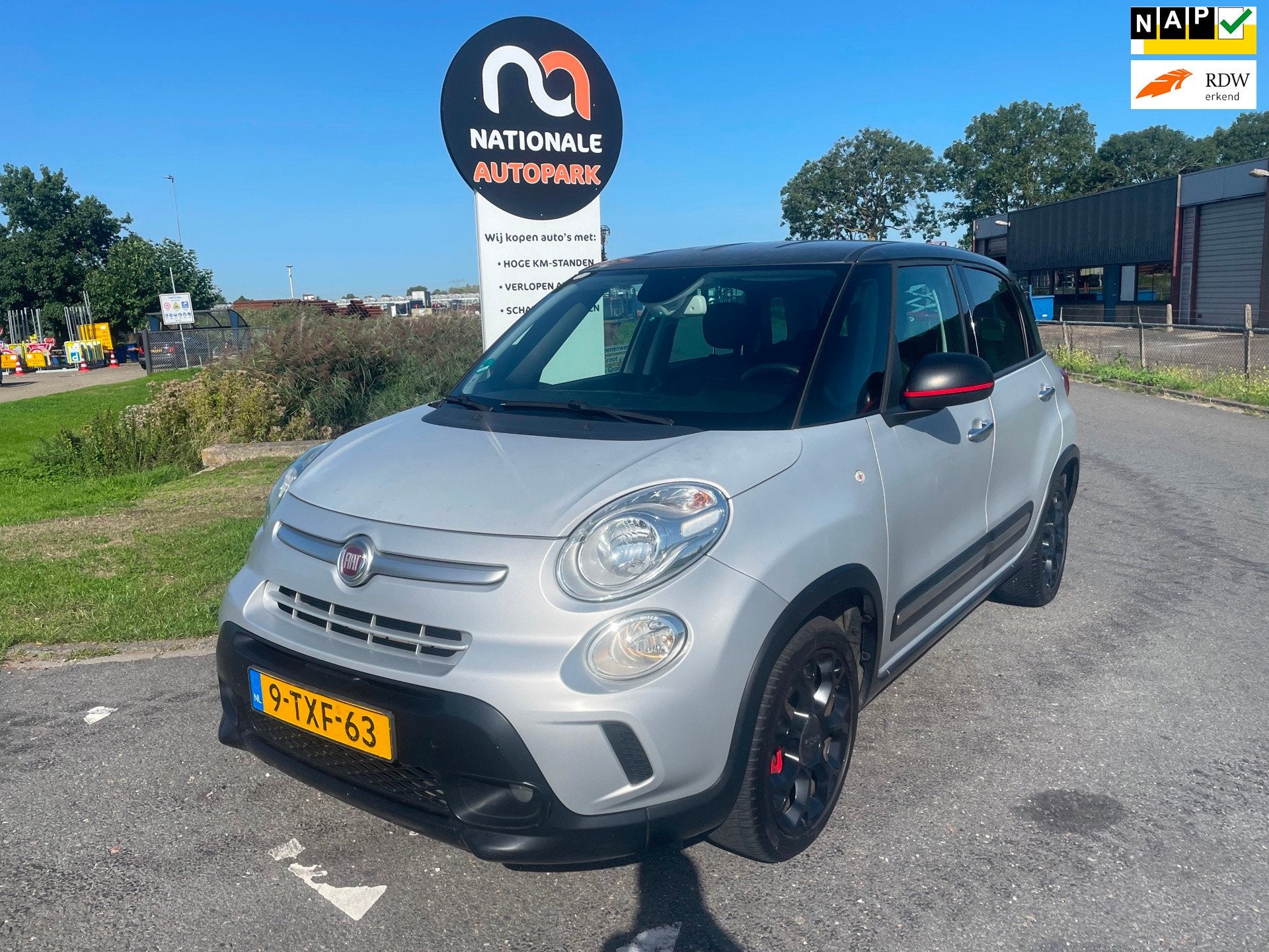 Fiat 500 L | 2014 | 0.9 TwinAir Beats Edition | Export en Ha, Voorwielaandrijving, Gebruikt, Euro 6, Leder en Stof