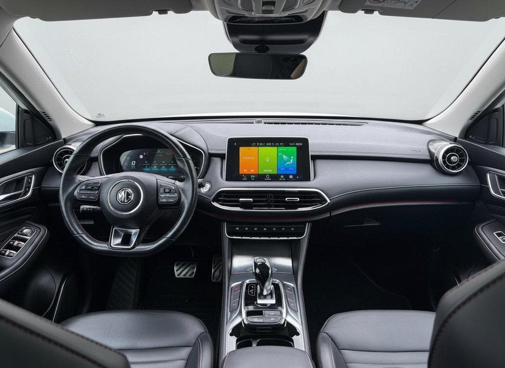 MG EHS 1.5 TGDI Luxury 360 camera ACC leer pano, Auto's, MG, Gebruikt, 4 cilinders, 258 pk, Wit