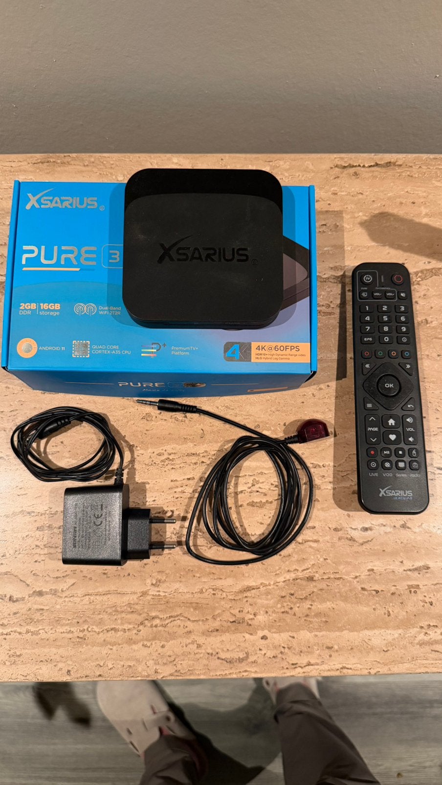 Xsarius Pure 3 4K UHD Android 11 Streaming, Ophalen of Verzenden, Zo goed als nieuw, HDMI, Minder dan 500 GB
