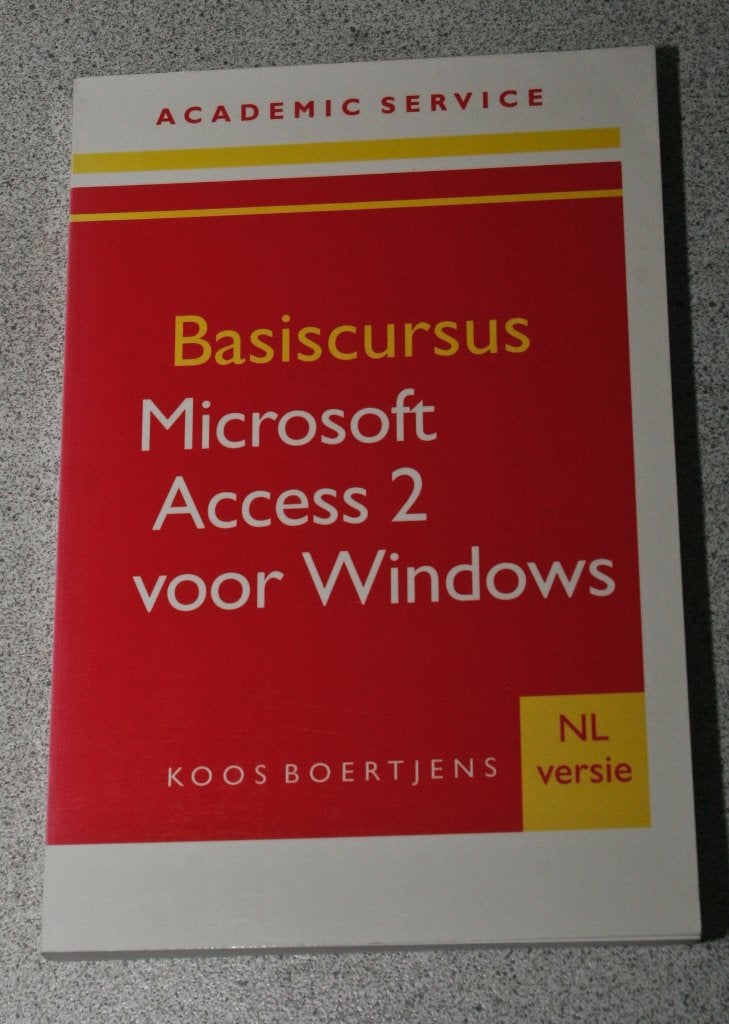 Basiscursus Acces 2 voor Windows. Koos Boertjens., Boeken, Gelezen, Software, Ophalen of Verzenden, Koos Boertjens