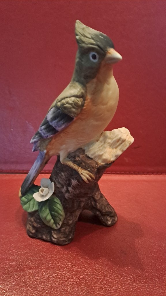 Vintage porseleinen beeldje van een vogel, Verzamelen, Ophalen of Verzenden, Zo goed als nieuw, Dier