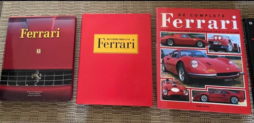 3 Ferrari boeken, Ophalen of Verzenden, Zo goed als nieuw, Ferrari