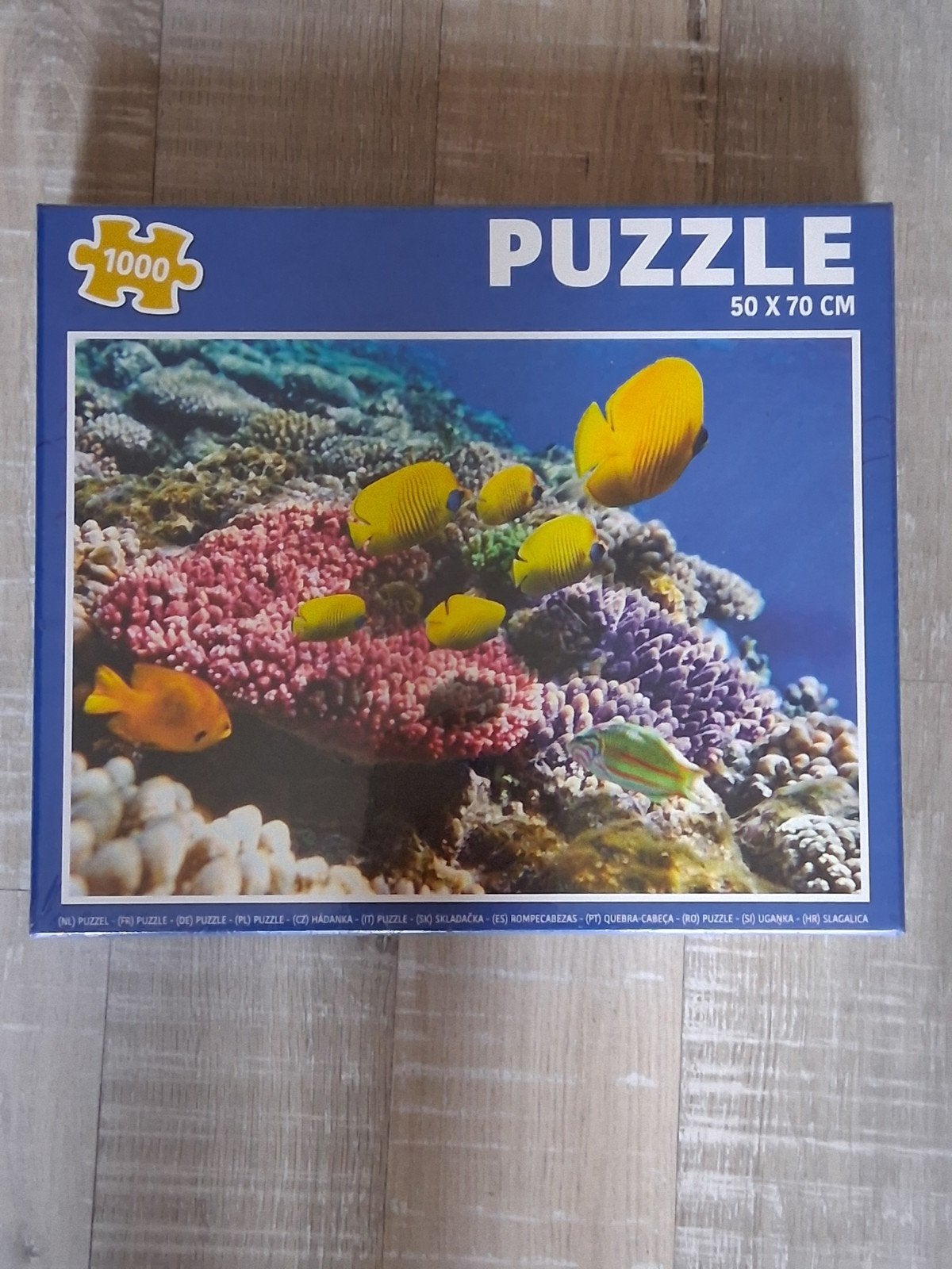 Nieuwe 1000 stukjes puzzel - Onderwaterwereld 50x70cm, Ophalen of Verzenden, 500 t/m 1500 stukjes, Nieuw, Legpuzzel
