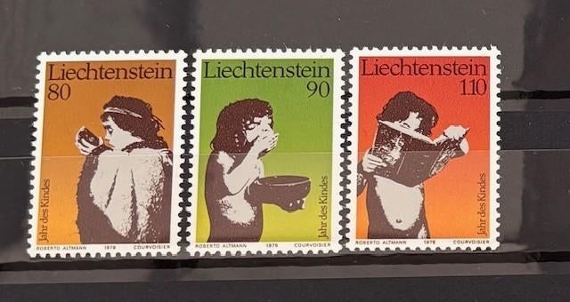 Liechtenstein, Mi 725-727, PF, Verzenden, Overige landen, Postfris