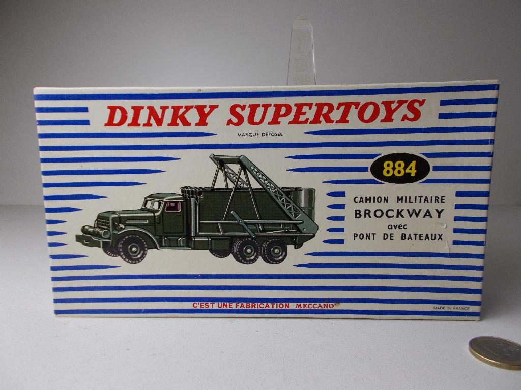 1961 Dinky Supertoys 884 BROCKWAY BRIDGELAYER Izgst! + DOOS!, Hobby en Vrije tijd, Modelauto's | 1:43, Ophalen of Verzenden, Nieuw