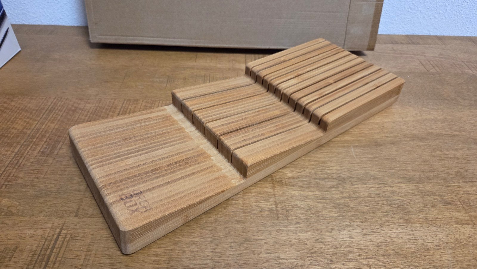 Orga Box Bamboe Messenblok Lade-inzet - Nieuw in verpakking, Overige typen, Hout, Nieuw, Ophalen of Verzenden