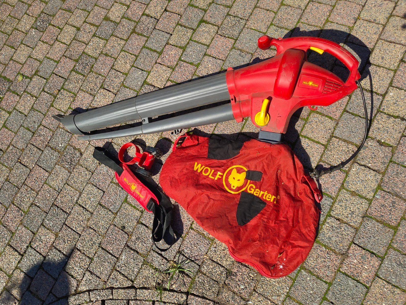 Wolf Garten Bladblazer/Bladzuiger met Opvangzak, Ophalen, Met opvangzak, Handgedragen, Elektrisch