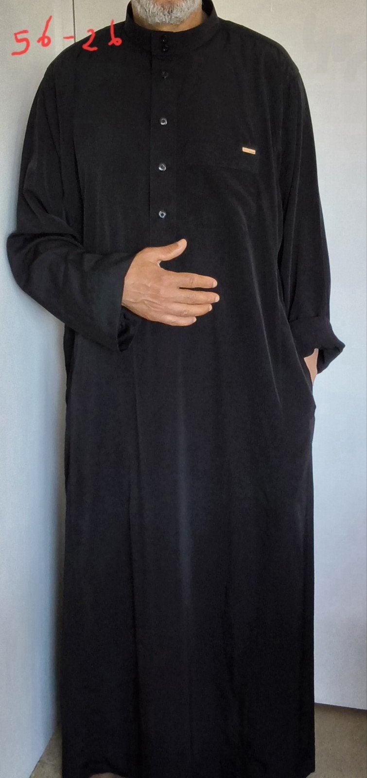 in prijs verlaagd Prachtige Saudi Arabische Qamis mooi zwat, Ophalen of Verzenden, Nieuw