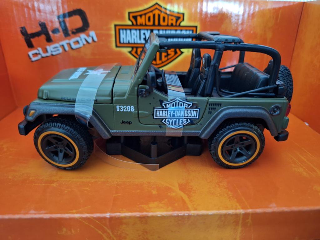 Jeep Wrangler Rubicon Harley-Davidson Schaal 1:24, Maisto, Auto, Nieuw, Ophalen of Verzenden