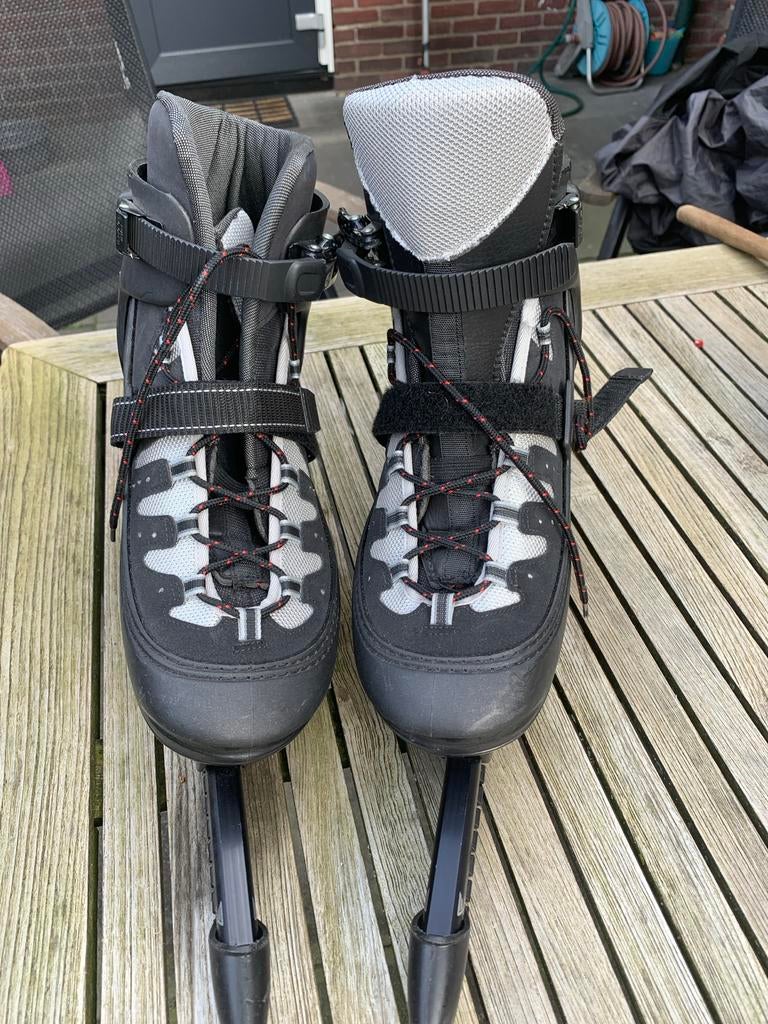 Zandstra Klapschaatsen Maat 45, Sport en Fitness, Schaatsen, Ophalen, Klapschaats, Noren, Gebruikt