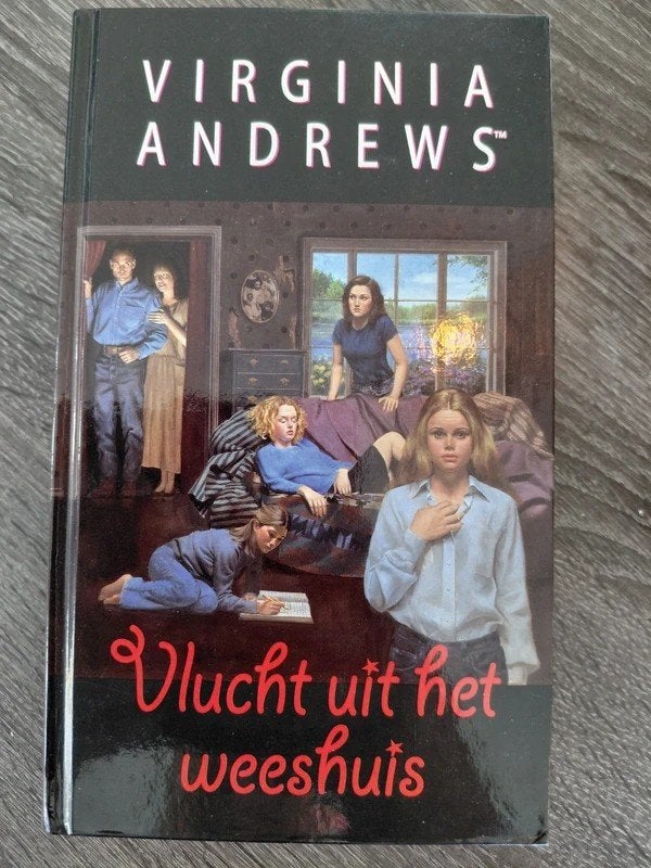 Vlucht uit het weeshuis - Virginia Andrews (Weeskinderen), Boeken, Ophalen of Verzenden, Gelezen, Virginia Andrews, Nederland