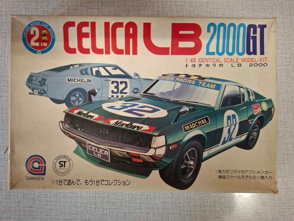 GAKKEN TOYOTA CELICA LB 2000GT GEBOUWDE 2 IN 1 KIT 1;43, Ophalen of Verzenden, Nieuw, Auto, Overige merken