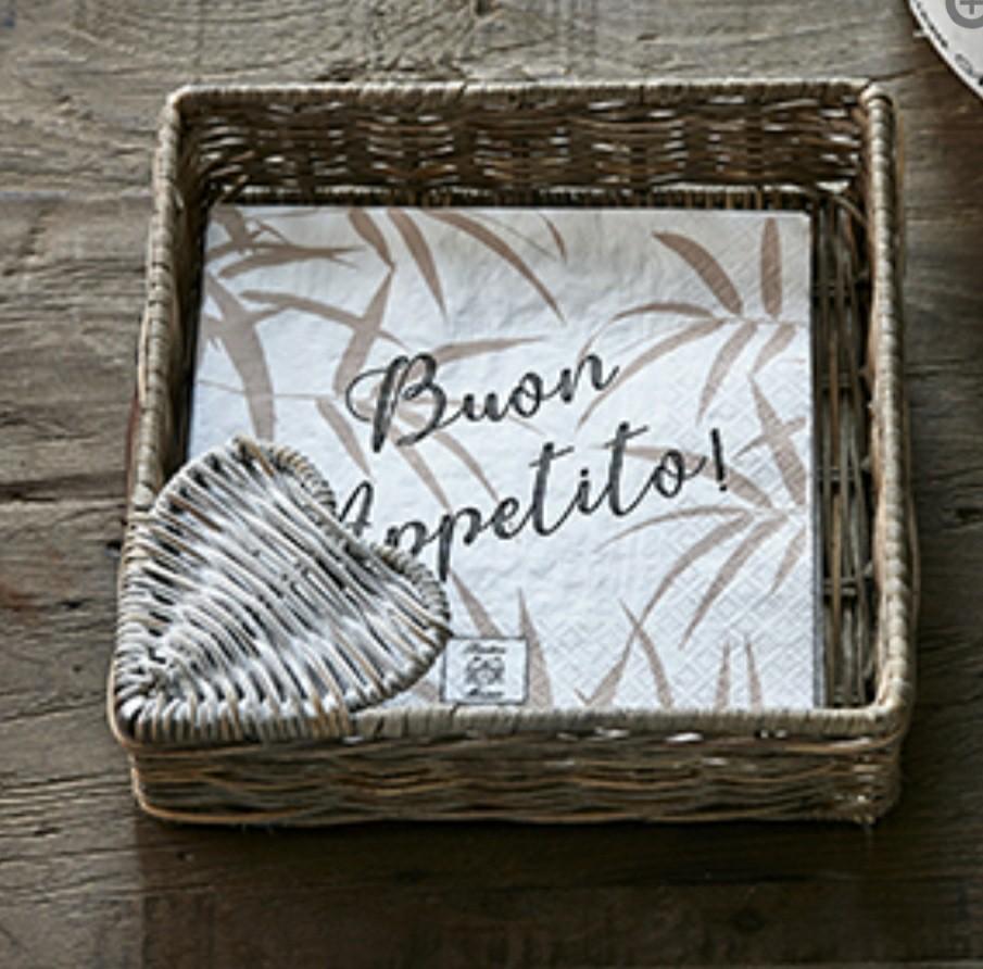 Riviera maison heart napin holder 40%, Huis en Inrichting, Ophalen, Nieuw, Natuurlijk materiaal, Bruin