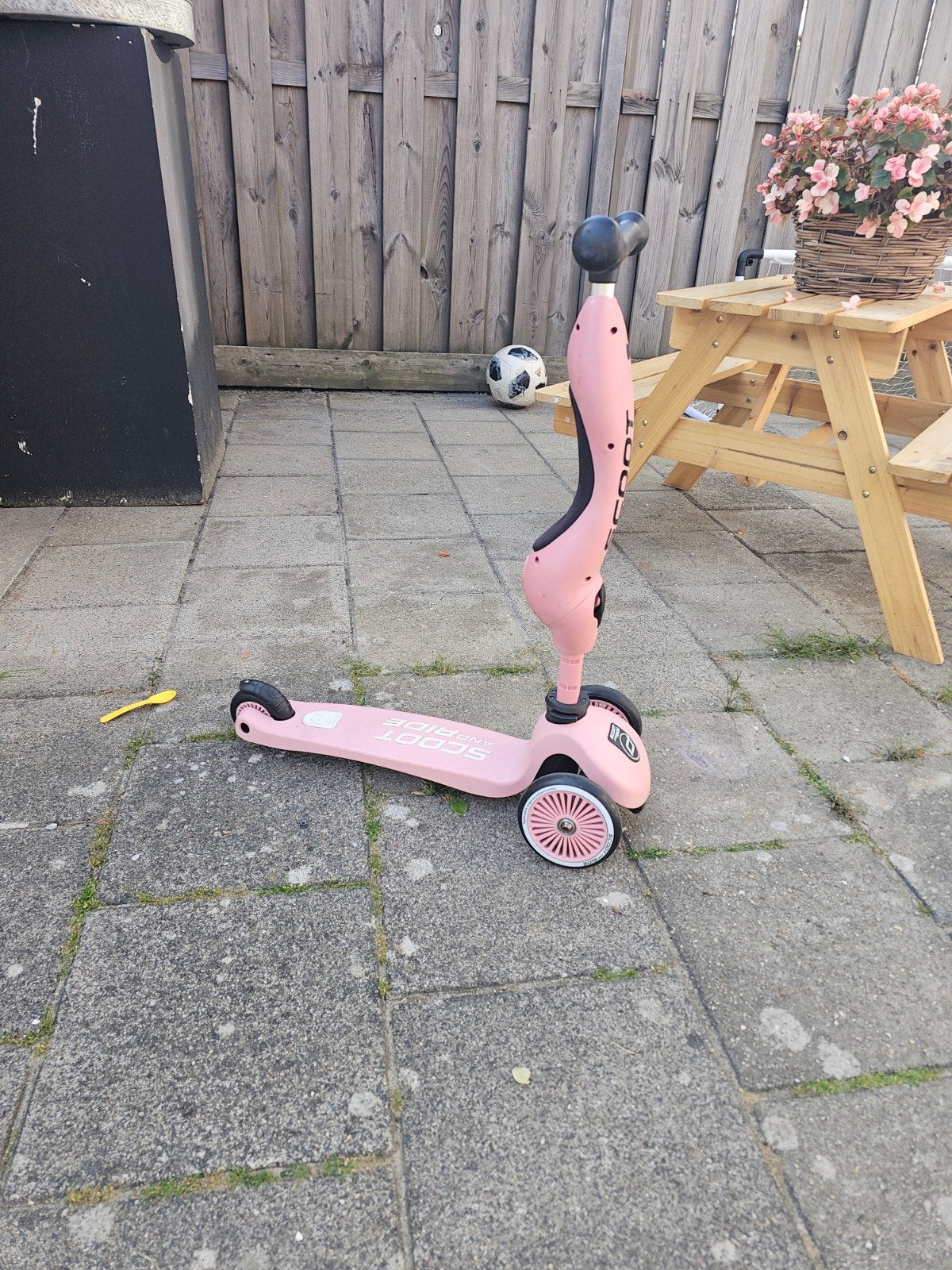 Scoot and Ride Highwaykick 1 step roze, Fietsen en Brommers, Steps, Ophalen of Verzenden, Gebruikt, Gewone step, Scoot and Ride