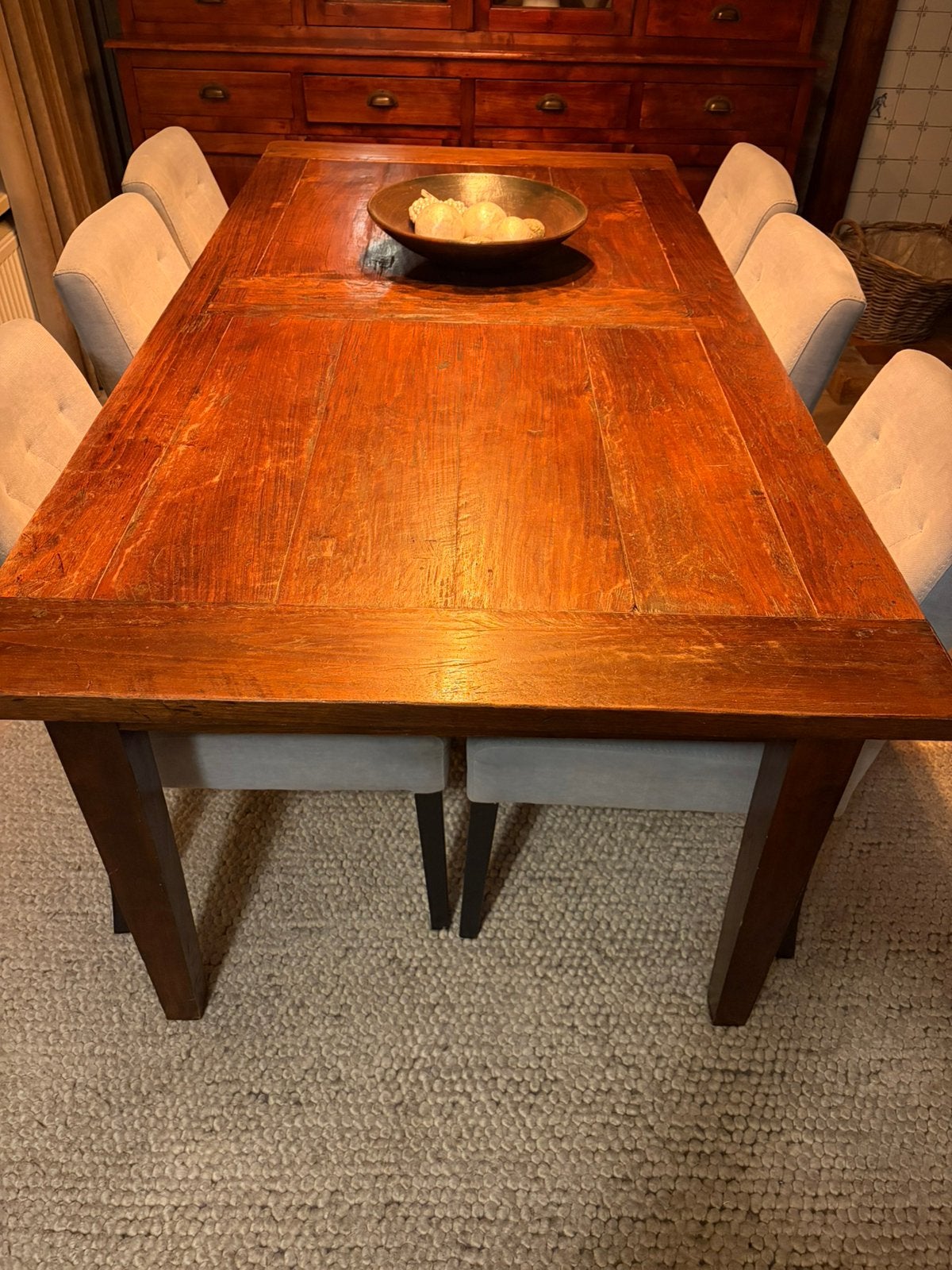 Tafel met stoelen, Ophalen of Verzenden, Zo goed als nieuw, 4 tot 6 stoelen