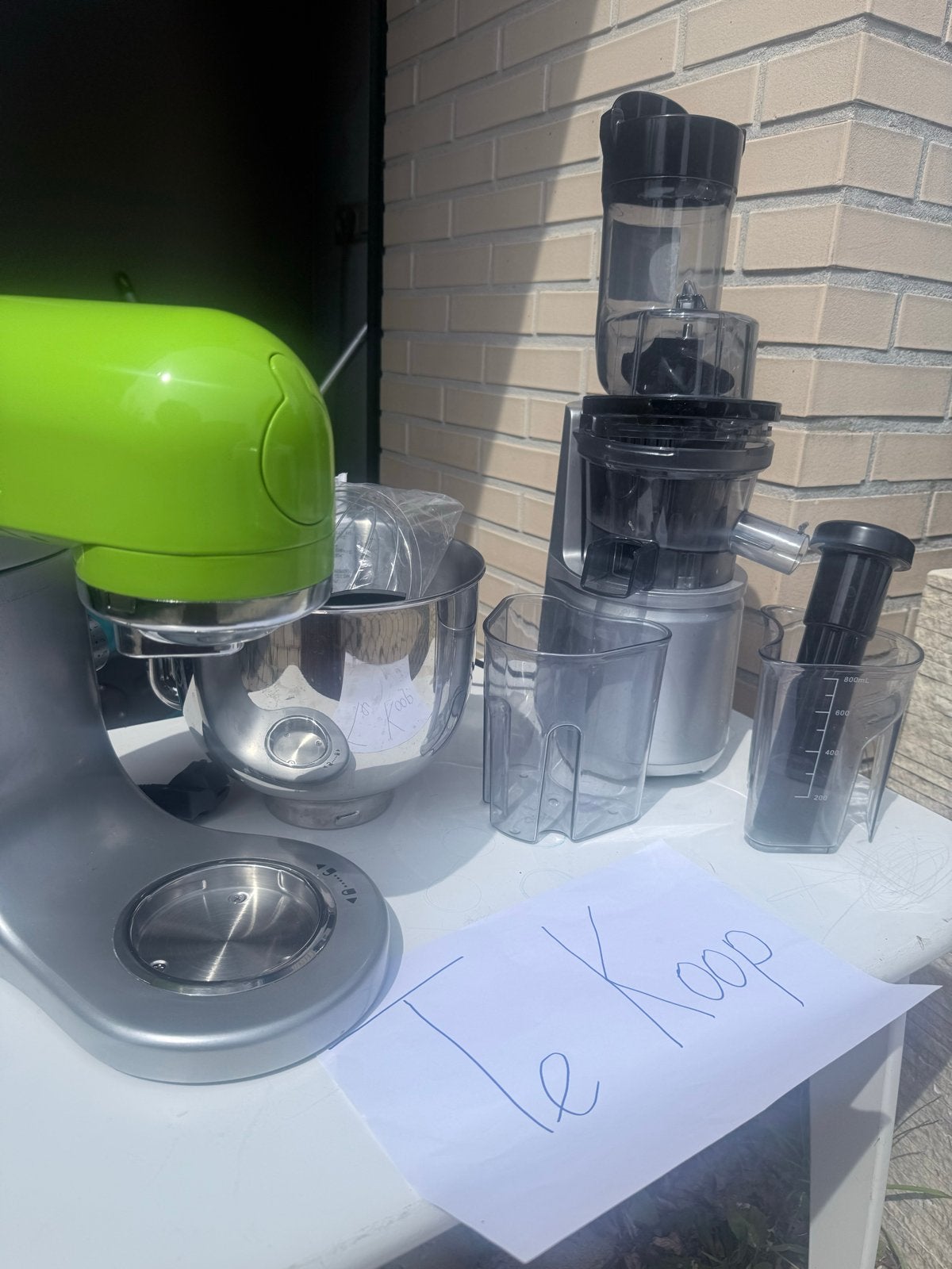 Keukenmachine en slowjuicer - Espressions, Minder dan 1 liter, Ophalen, Gebruikt, 3 snelheden of meer