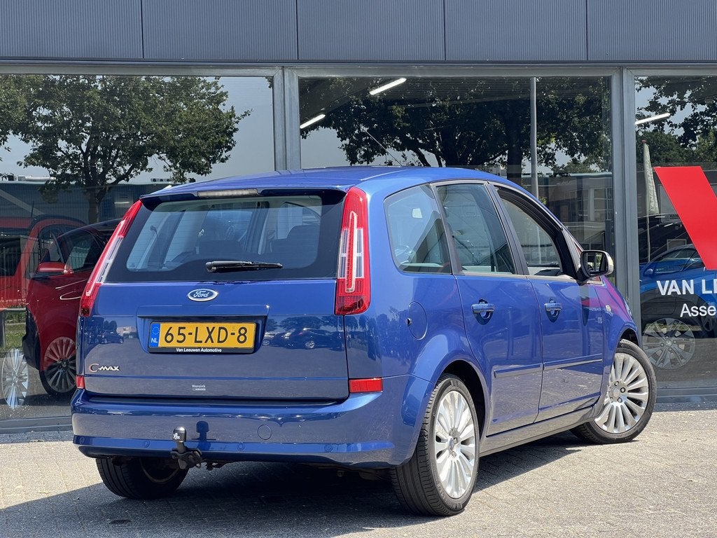 Ford C-MAX 1.8-16V Limited | Trekhaak | NAP | Airco |, Auto's, Ford, Voorwielaandrijving, Stof, Gebruikt, Zwart