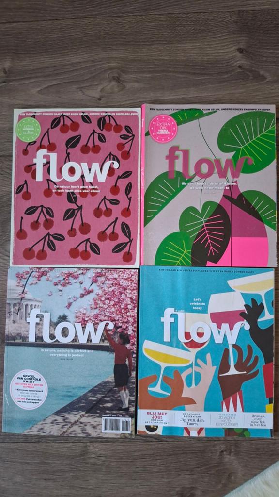 Flow Tijdschriften - Set van 4, Boeken, Ophalen of Verzenden, Gelezen, Overige typen