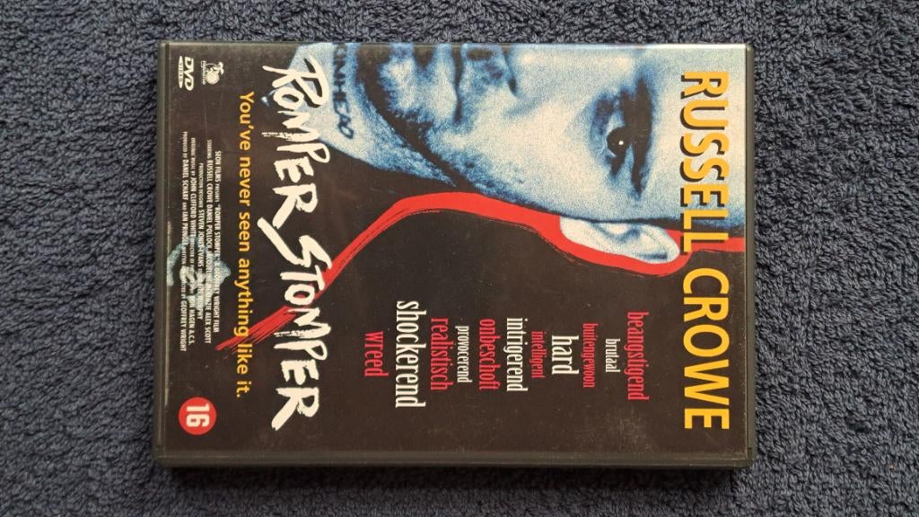 Romper Stomper "Russel Crowe", Cd's en Dvd's, Dvd's | Thrillers en Misdaad, Zo goed als nieuw, Alle leeftijden, Ophalen of Verzenden
