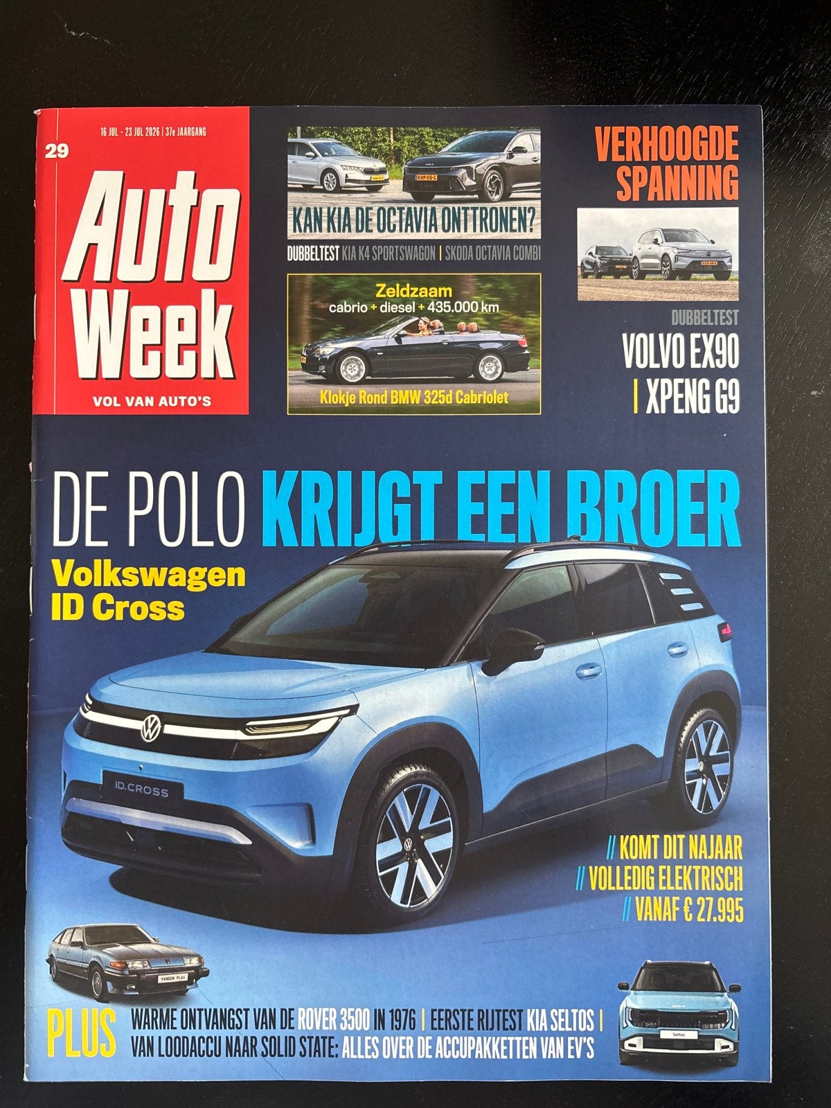 AutoWeek Magazine - Volkswagen ID. Cross & Dubbeltests, Ophalen of Verzenden, Nieuw, Volkswagen