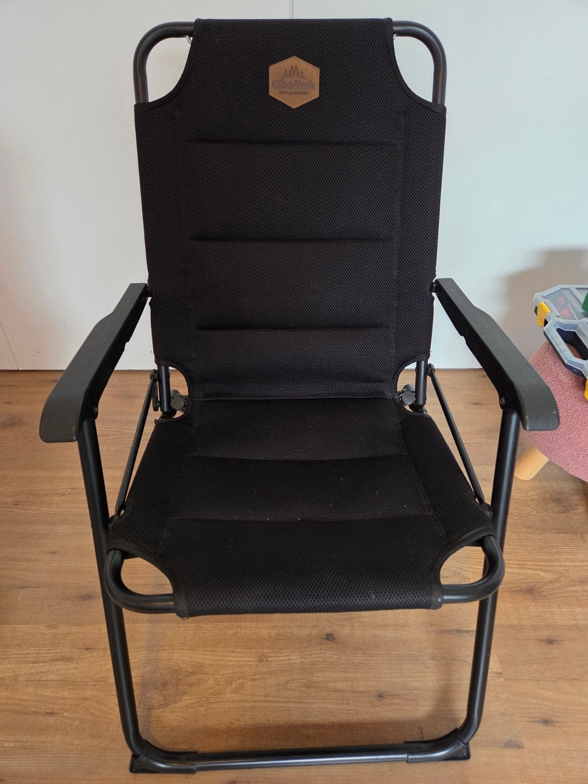 Campingstoelen 2x (obelink), kinderstoelen, Ophalen, Zo goed als nieuw, Campingstoel