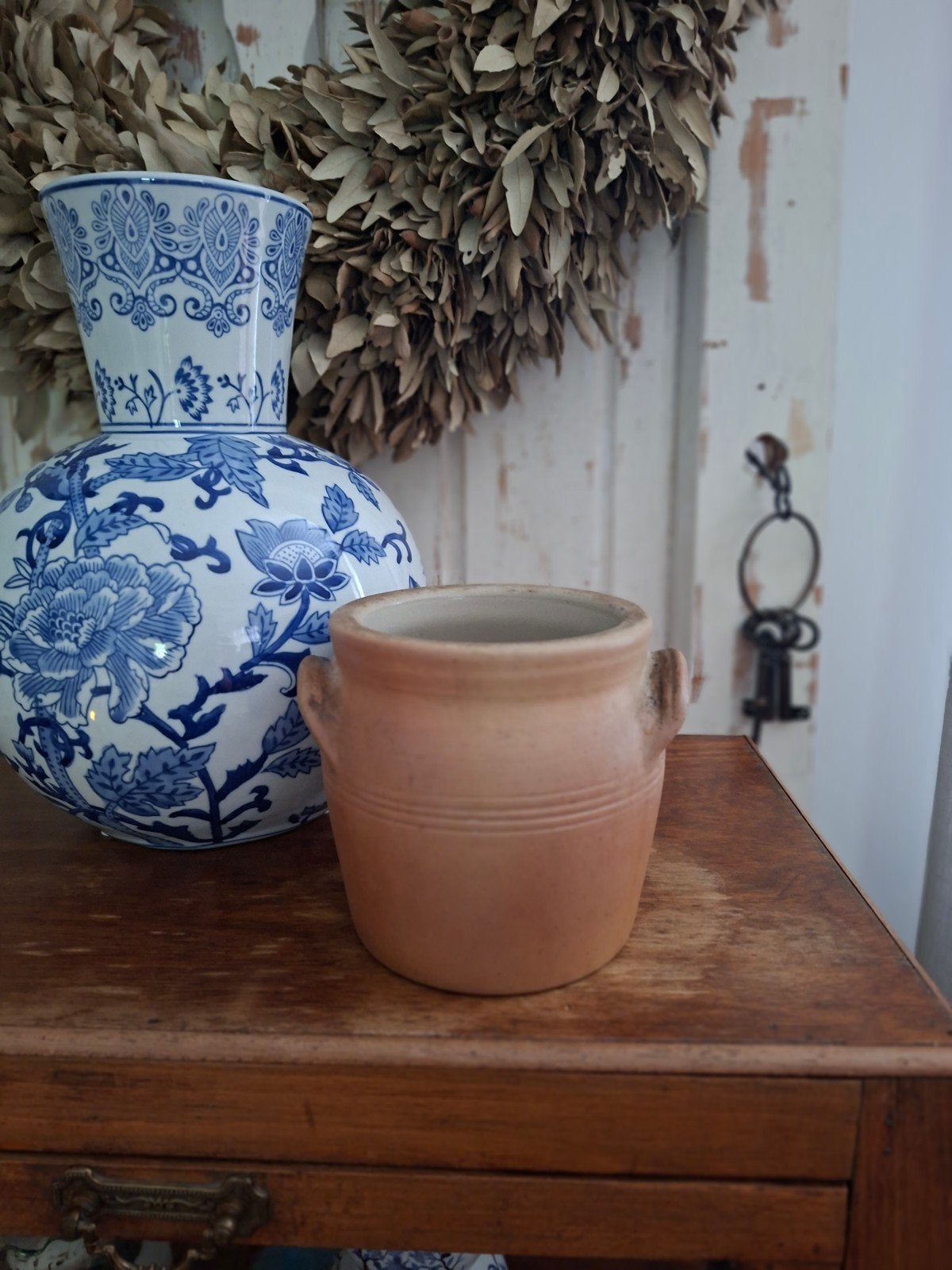 Stoere brocante vintage gres pot grespot, Ophalen