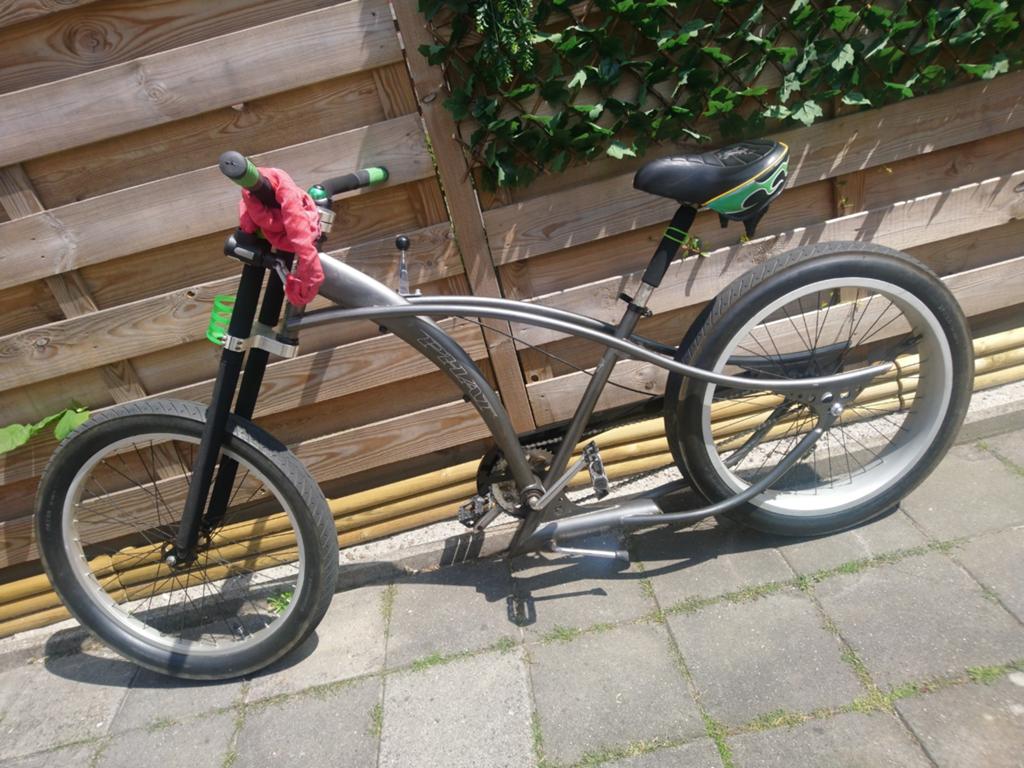 Mooie Phat fiets, Fietsen en Brommers, Fietsen | Cruisers en Lowriders, Ophalen, Staal, Heren, Terugtraprem