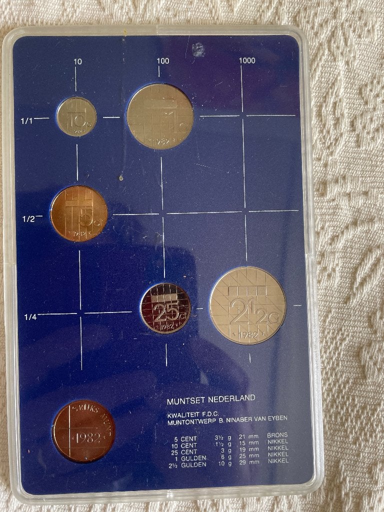 Muntset FDC Nederland 1982, Postzegels en Munten, Munten | Nederland, Ophalen of Verzenden, Koningin Beatrix, Overige waardes