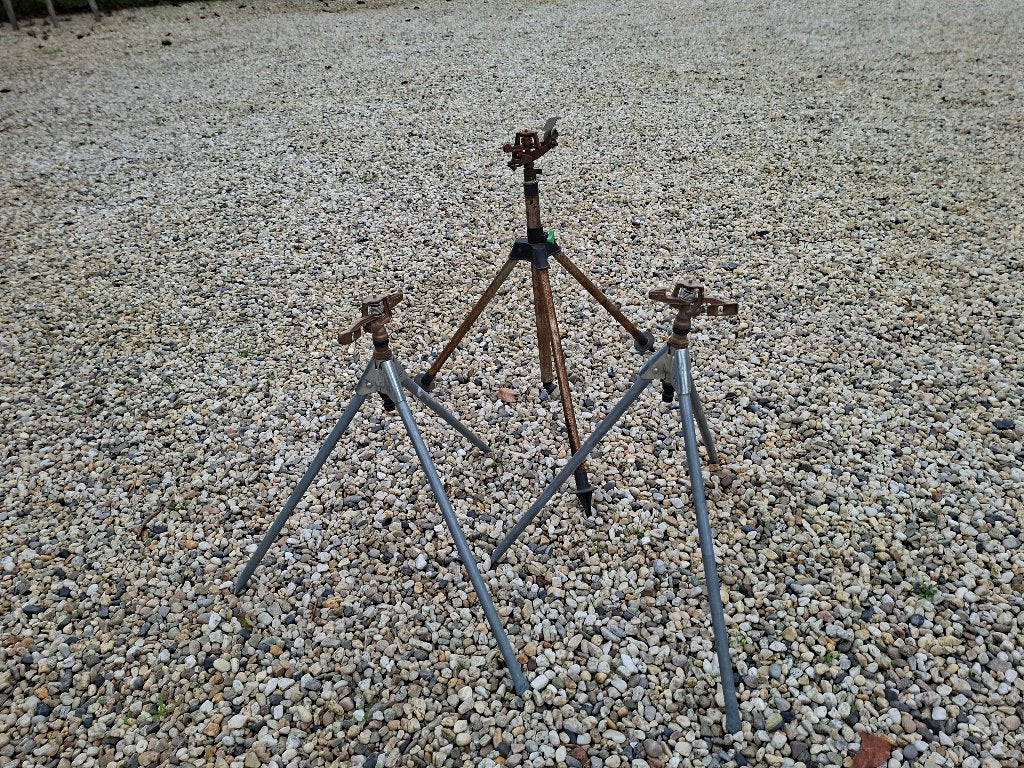 Drie (klein formaat) sectorsproeiers, Tuin en Terras, Ophalen, Gebruikt, Sectorsproeier