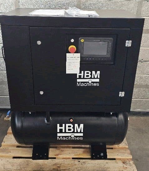 HBM schroefcompressor 5,5 pk - 160 liter luchttank