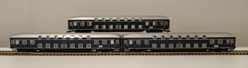 Hobbytrain 22010 (3x Dubbeldekwagon), Overige merken, Treinset, Gelijkstroom, Ophalen of Verzenden