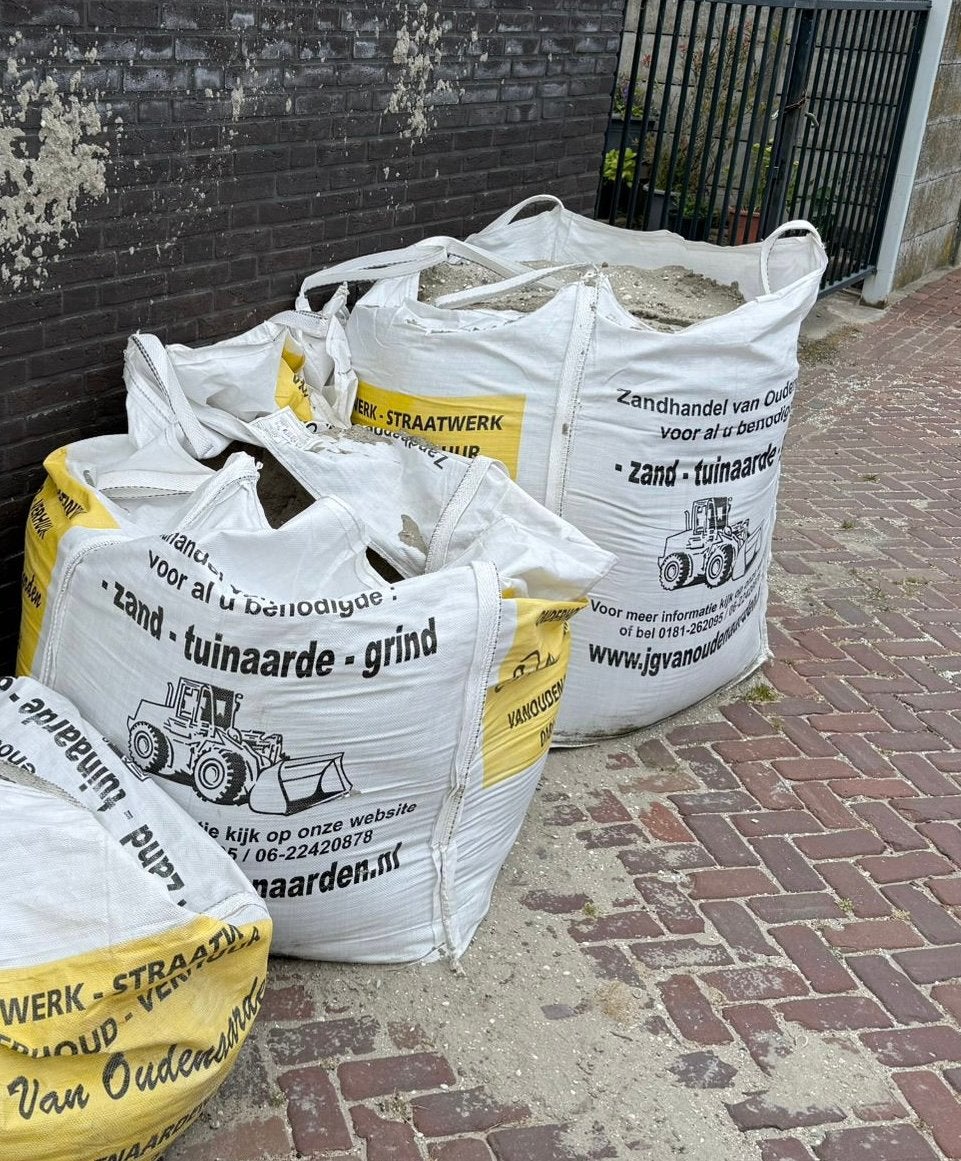 Nieuw schoon zand in big bags n Stellendam, Tuin en Terras, Ophalen, Nieuw, Ophoogzand