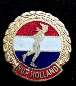 Hup Holland broche- emaille, Verzenden, Nieuw, Sport, Speldje of Pin