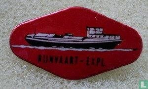 blikken scheepvaart speld Rijnvaart exploitatie, Ophalen of Verzenden, Overige onderwerpen, Speldje of Pin