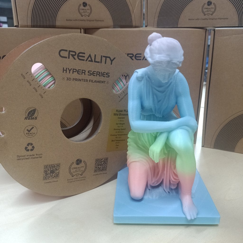 Creality HYPER PLA Rainbow filament 3D filament 1kg 1.75mm, Computers en Software, 3D-printerbenodigheden, Ophalen of Verzenden