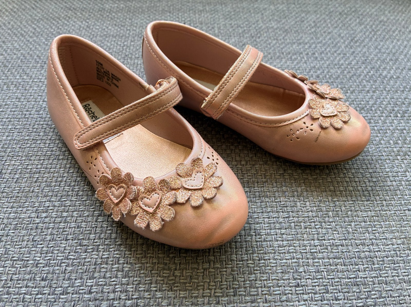 Roze Rachel Shoes ballerina's met bloemendetails maat 27, Ophalen of Verzenden, Gebruikt, Meisje, Schoenen