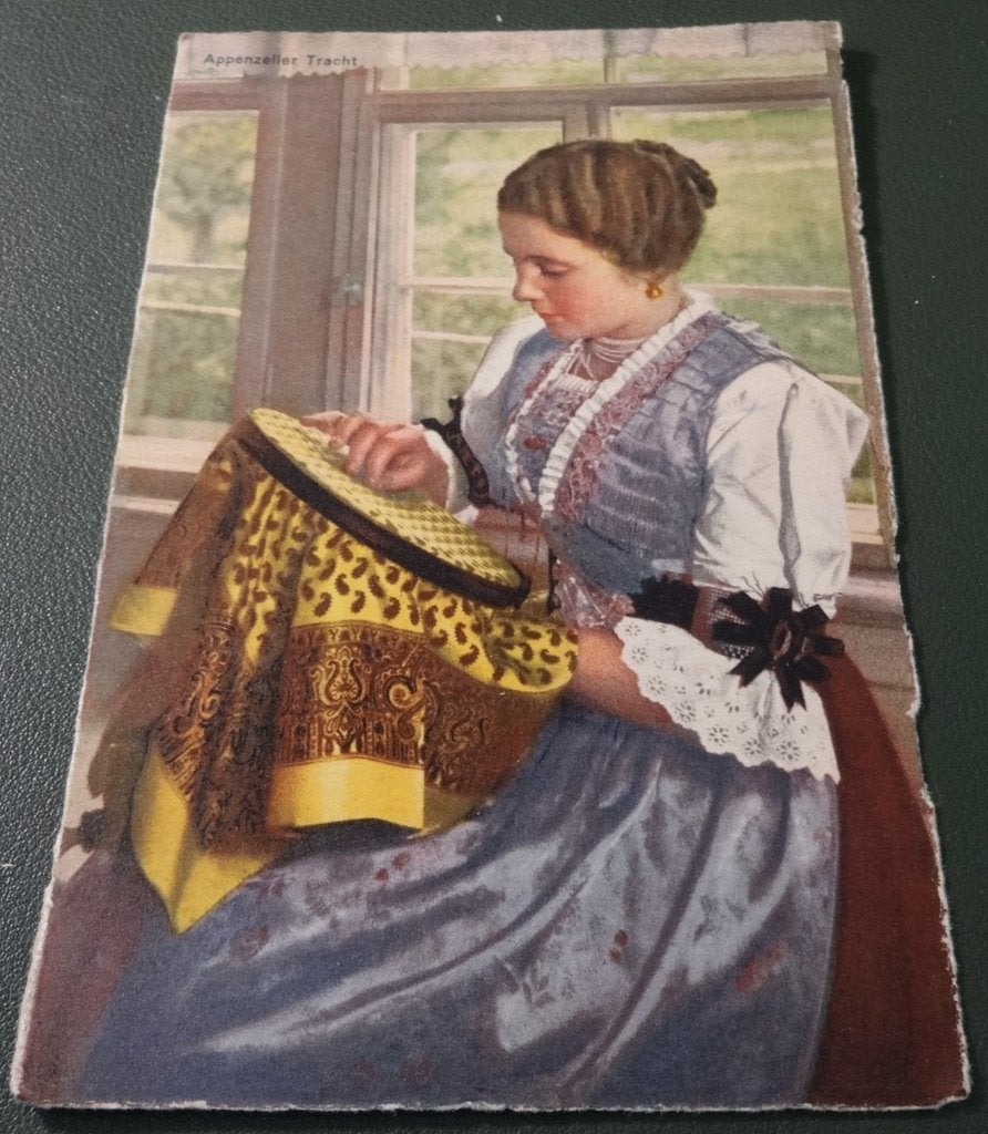 Zwitserland - Klederdracht - Appenzeller Tracht - KKl01, Verzenden, 1940 tot 1960, Gelopen, Klederdracht