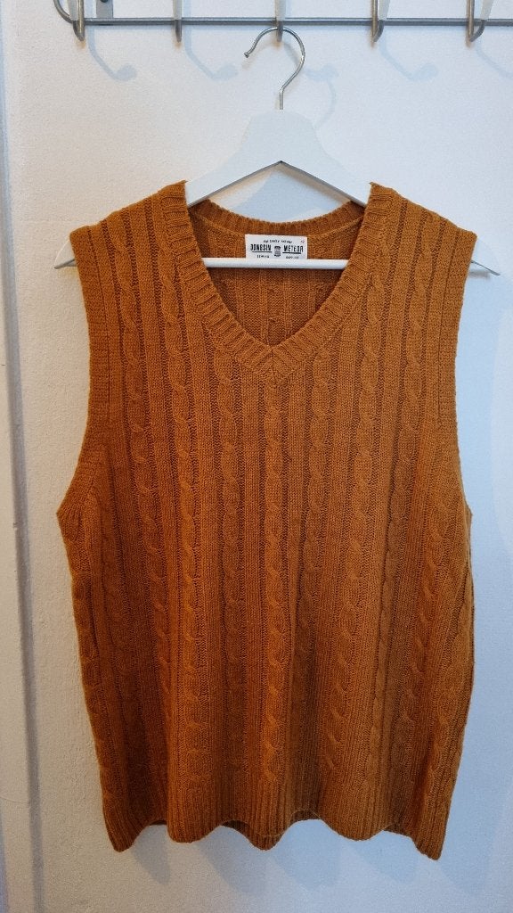 Korean Fasiohon - Dongsin Korea - Cable Spencer - Maat M, Maat 48/50 (M), Oranje, Ophalen of Verzenden, Zo goed als nieuw