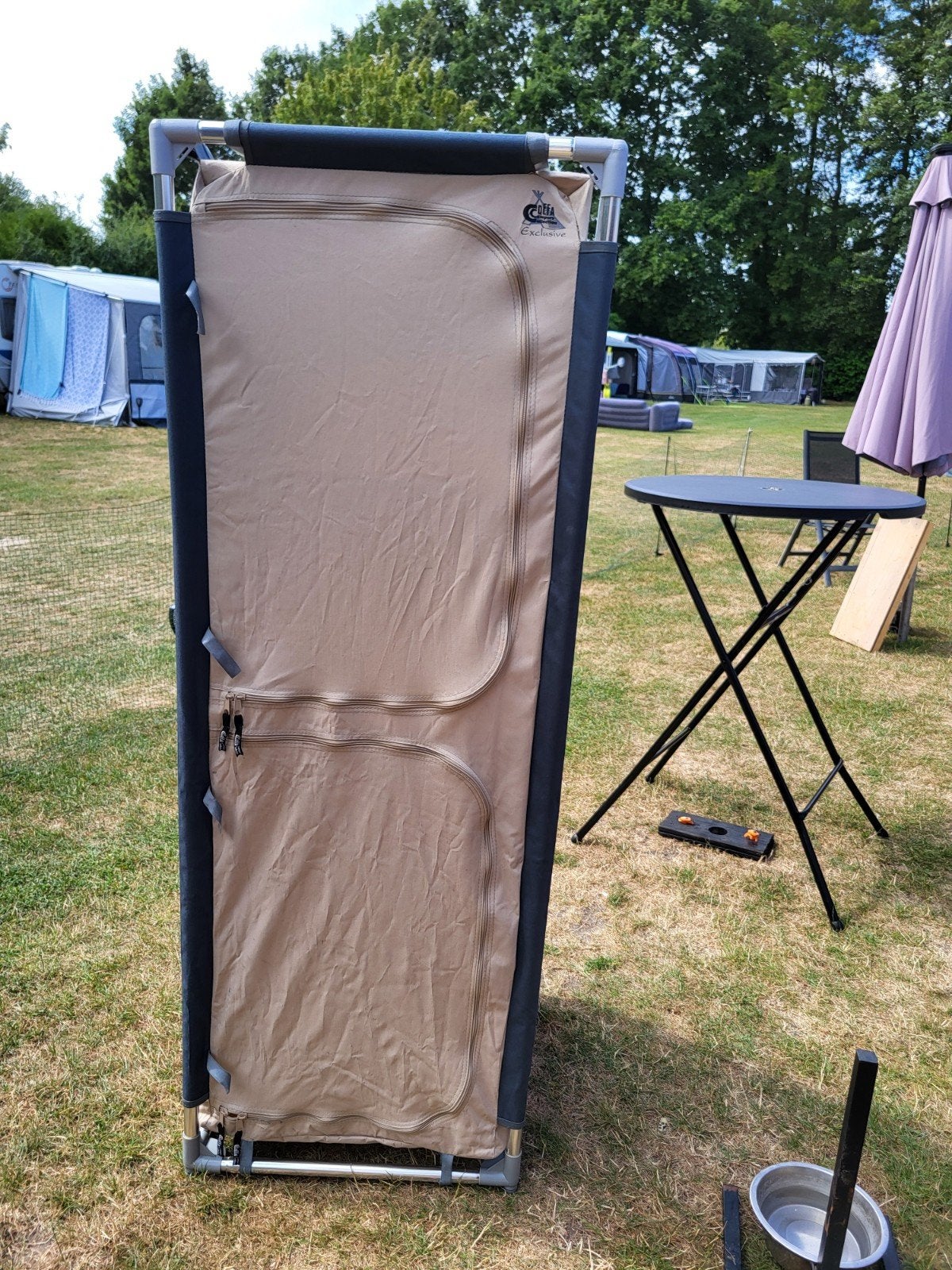 Defa Schuine Hoekkast - 165 cm hoog, 55 cm breed, Ophalen of Verzenden, Gebruikt