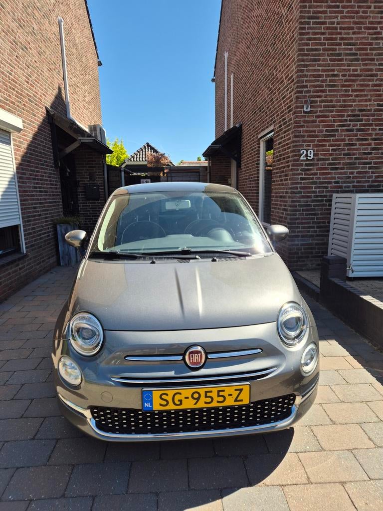 Fiat 500 1.2 2017 Grijs, Auto's, Fiat, Voorwielaandrijving, Stof, 1242 cc, 4 cilinders