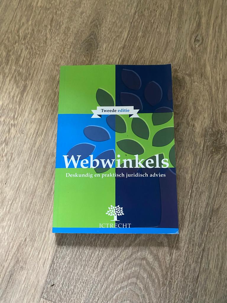 Webwinkels: Deskundig en praktisch juridisch advies, Ophalen of Verzenden, Gamma, Zo goed als nieuw, HBO