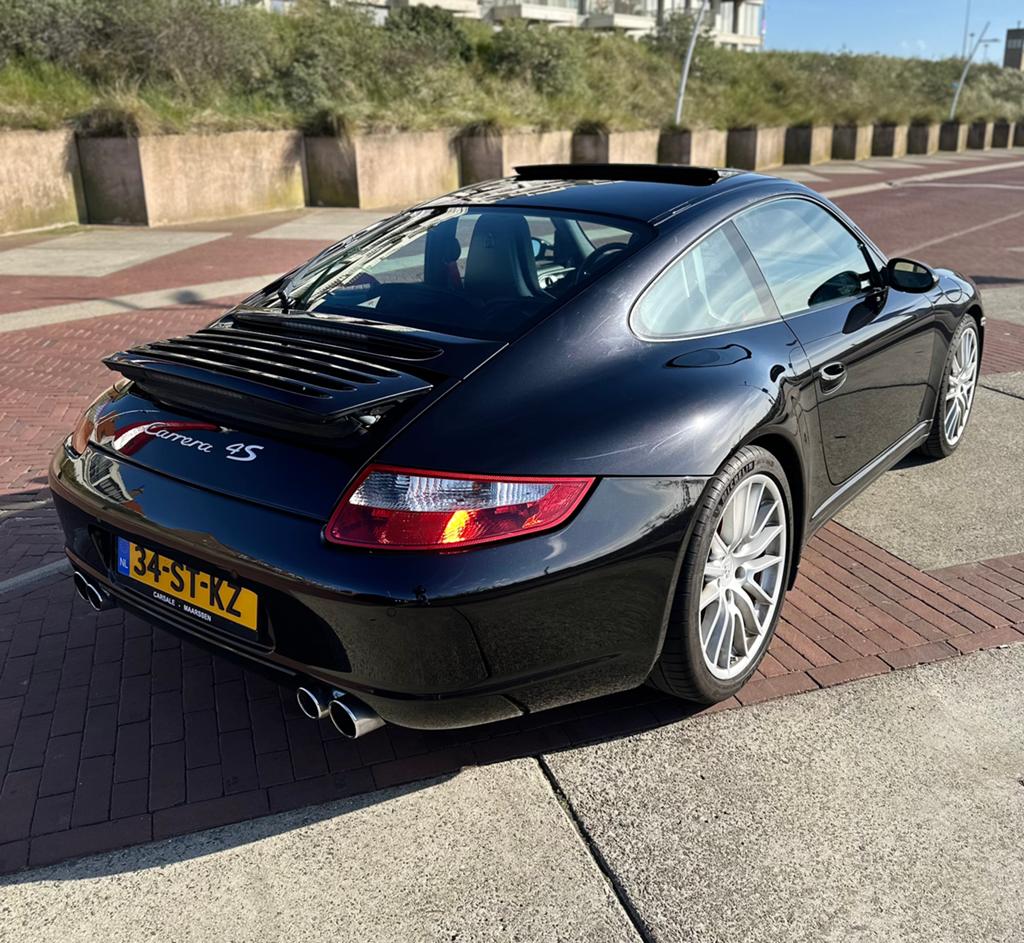 Porsche 911 3.8 Carrera 4S, Auto's, Porsche, 4 stoelen, Zwart, 3824 cc, Handgeschakeld